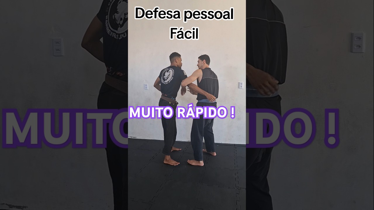 Aprenda essa Técnica de Defesa Pessoal Simples de Jiu-Jitsu para mulheres 