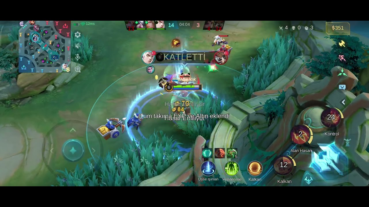 MOBİLE LEGENDS EPİKTEN MİSTİĞE YÜKSELME HANABİ İLE 11/0/9 GİDEREK MVP OLDUM.