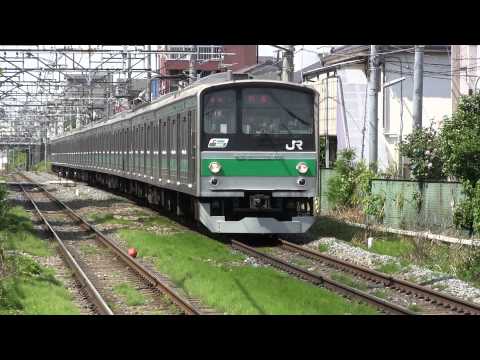 205系埼京線新宿行き(ハエ10）十条入線
