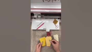 One Minute Make - PARK FOOD, POPCORN - With Gracie - How to Assemble DIY Tutorial with SVG Files