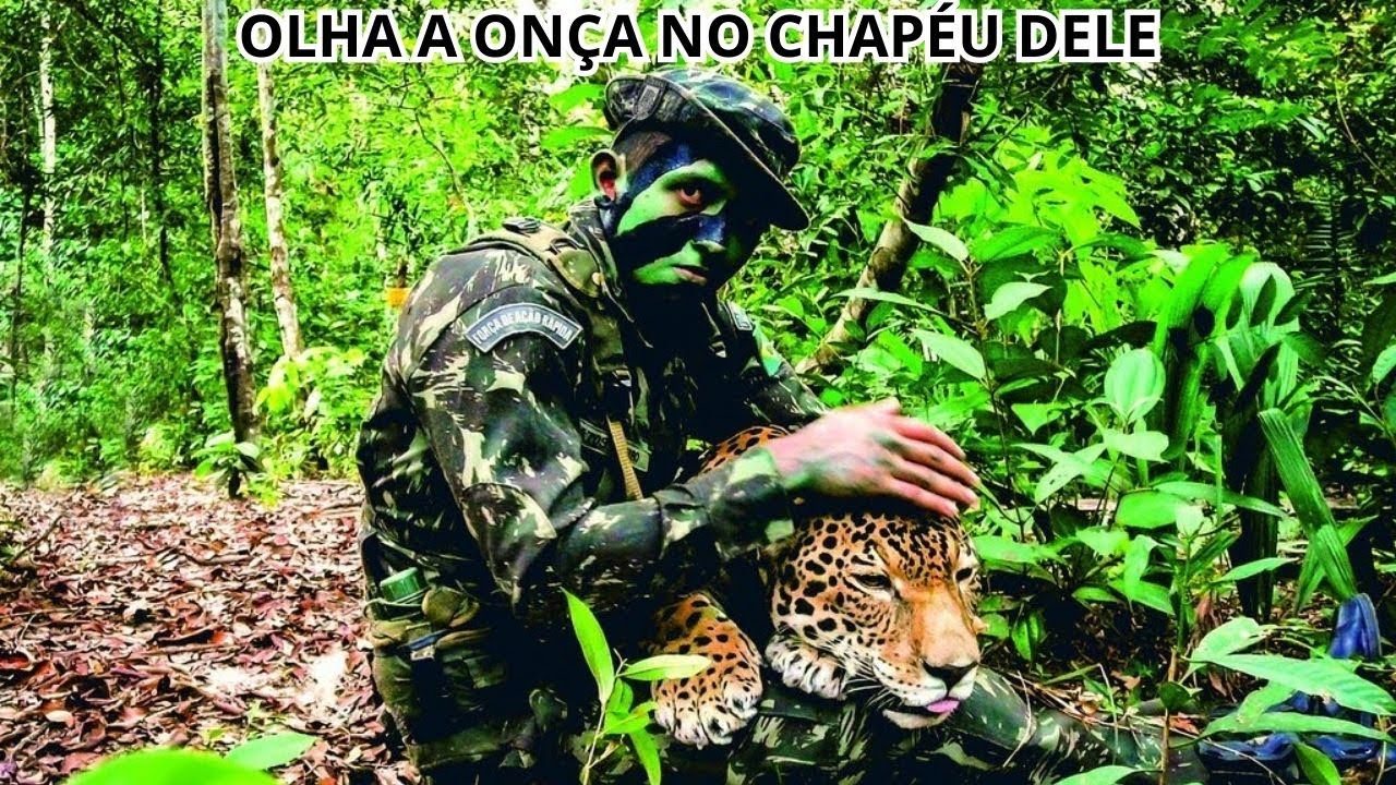 OLHA A ONÇA NO CHAPÉU DELE - YouTube
