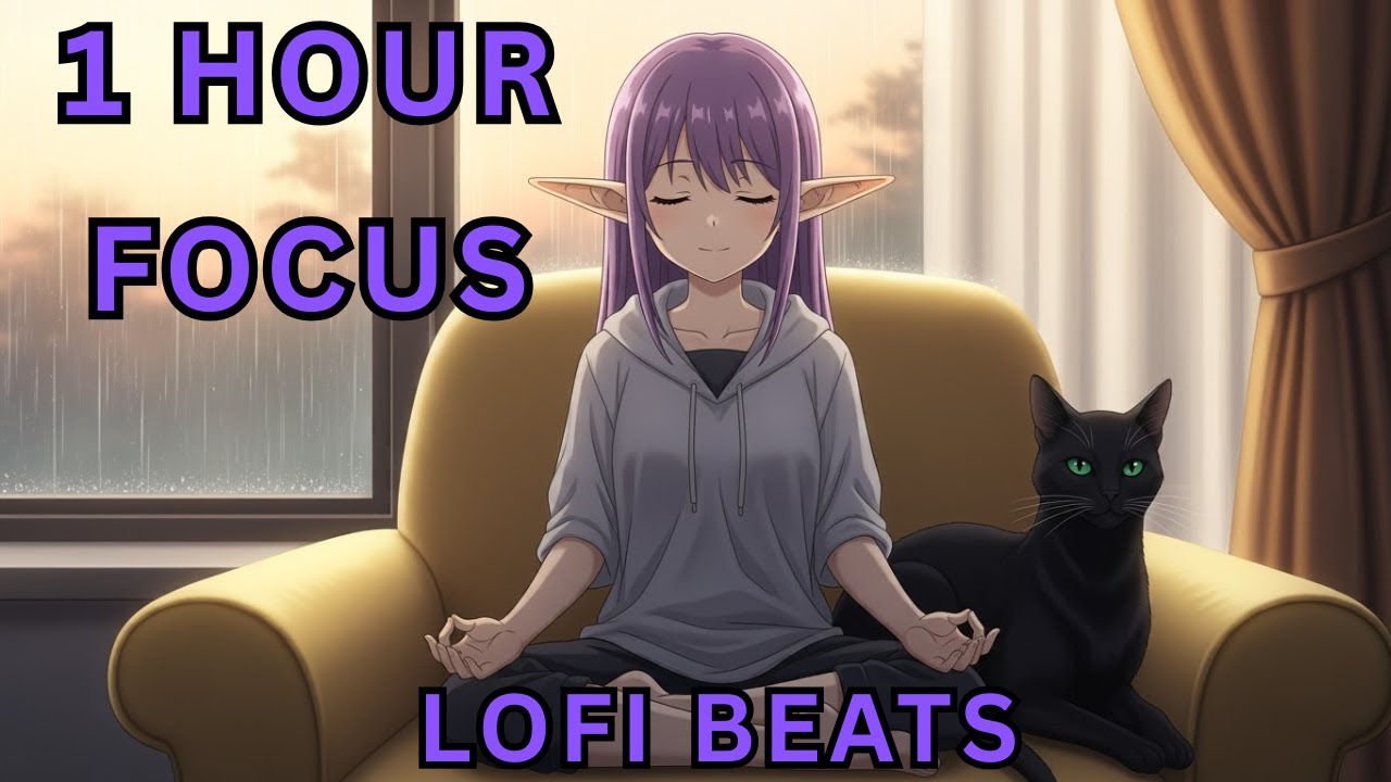 1 Hour Focus Music - Lofi Chill Beats to Relax & Study - YouTube