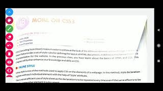 Class 7 Chap 8 More On CSS 3