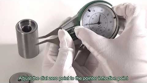 Insize Internal dial caliper gauge with interchangeable points - 2223