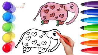Download Lagu How To Draw cute Lirili Larila Drawing, Painting \u0026 Coloring For Kids and Toddlers_🌈🎨 MP3