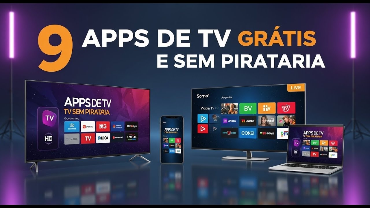 9 APLICATIVOS PRA VER TV GRATUITAMENTE E LEGALMENTE