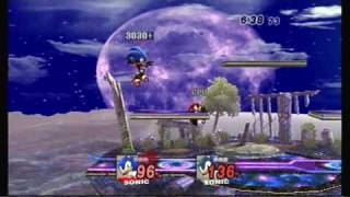 SSBB 66 - Kinzer (Sonic) vs. Lvl 9 CPU (Sonic)