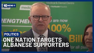 'Fire The Liar': One Nation Targets Albanese Supporters | 10 News+