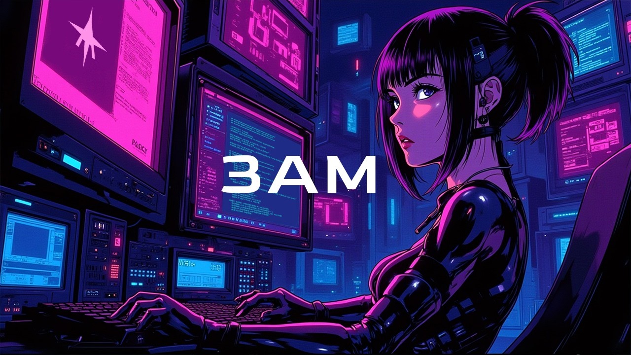 3 AM Coding🔺 Synthwave Music for Deep Focus