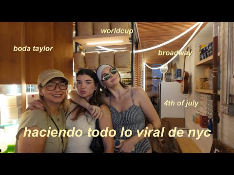 IN NEW YORK FOR TAYLOR'S WEDDING, JULY 4TH, AND THE WORLD CUP!.!.!