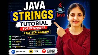 Java Strings Tutorial for Beginners | Easy Explanation