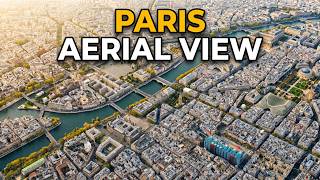 Paris France - A aerial view of the city