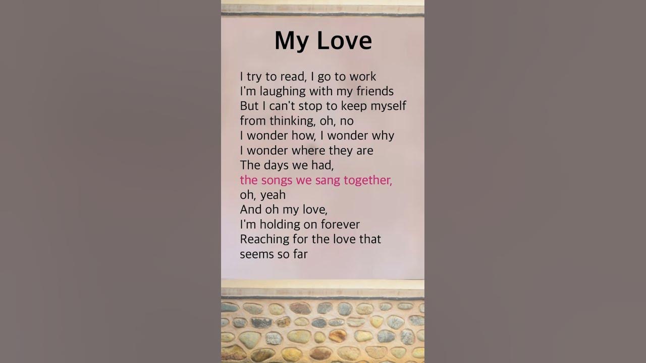 My Love | Westlife