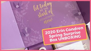 2020 Erin Condren Spring Surprise Box UNBOXING #ecsurprisebox