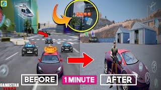How to escape 5 star police  just 1 minute | Gangstar vegas screenshot 3