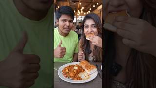 🍗🍞chicken pav bhaji khane ka girlfriend ke sath 🍞😜😋 #food #sorts #video #blogging #pav #dhaji