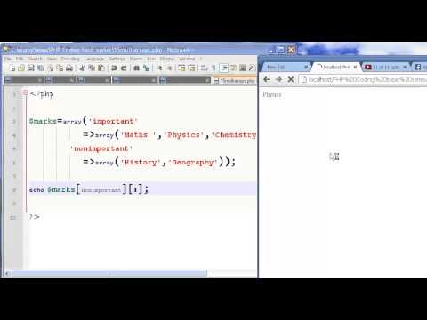 14 What are Multidimensional Arrays inside PHP