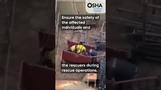 Rescue Operations | Safety First | Confined Space Rescue | OSHA #confinedspace #rescue #construction