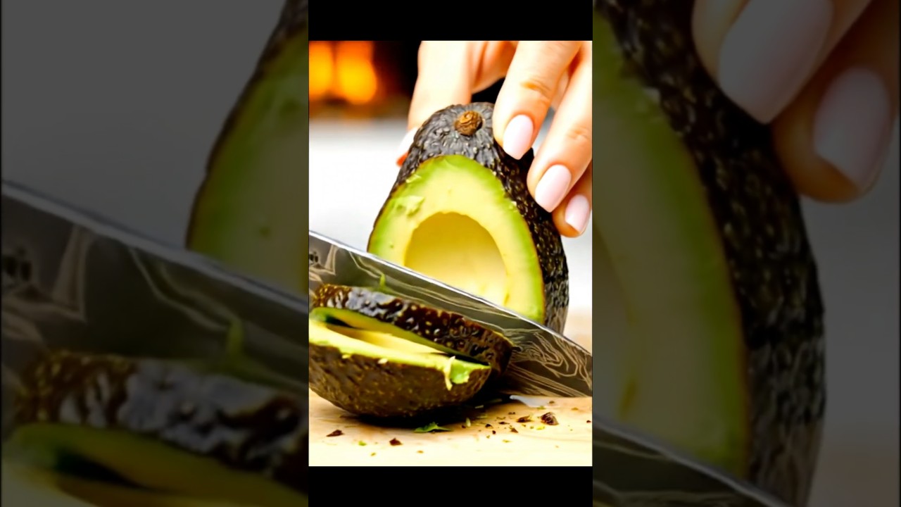 Satisfying Avocado Cutting | Perfectly Smooth Slice ASMR 🍃✨