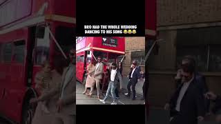 #poundz having wedding guests dance along to “Opp Thot” from @Grmdaily #ukdrill