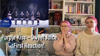 Purple Kiss - "Sweet Juice" First ever reaction! | RoseBlue