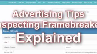 Inspecting Framebreaker