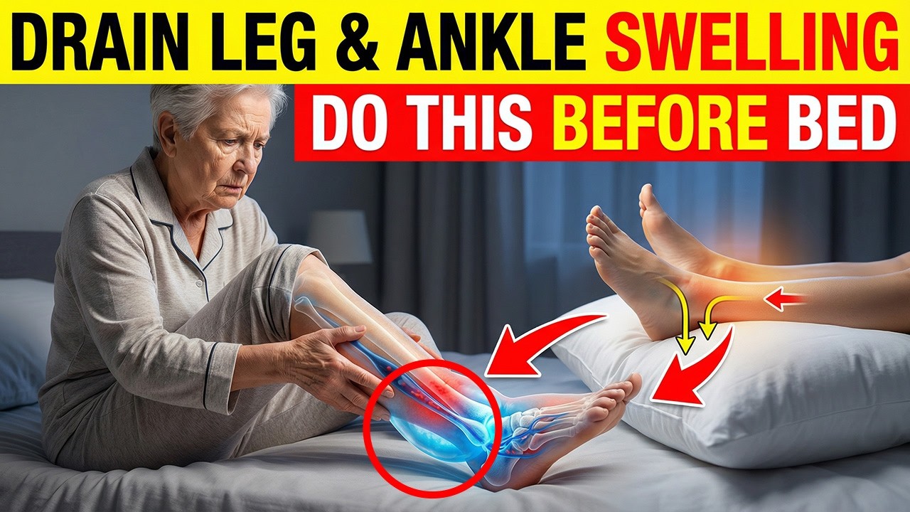 Over 60? 7 Bedtime Fixes That Drain Leg and Ankle Swelling Overnight | Senior Health Tips