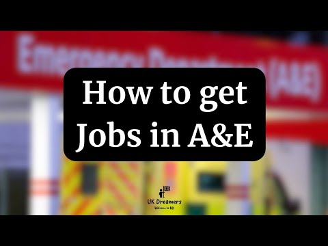 Guide to working in A&E | How to get jobs in A&E | Working in NHS #plab ...