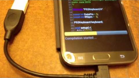 CueCat Barcode Scanning from Android using Arduino