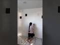 This girl painted her own wall .#shorts