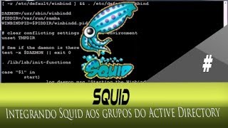 Integrando Squid aos grupos do Active Directory