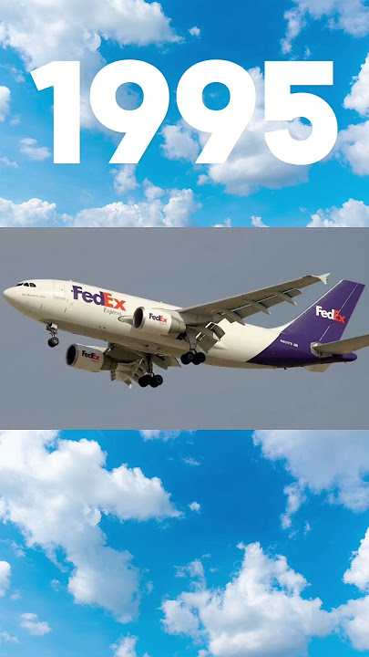 FedEx Throughout The Years 🇺🇸 #fedex #aviation #avgeek #cargoaircraft