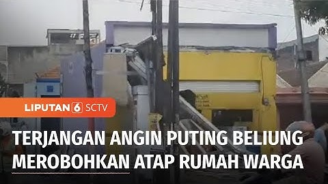 Puluhan Bangunan di Sidoarjo Rusak Diterjang Angin Puting Beliung, Atap Rumah Roboh | Liputan 6