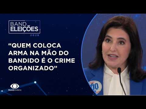 Simone Tebet: "Temos que repor e rever o PL Anti-Facção"