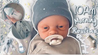 Silicone Baby Morning Routine|Role~Play|Vlogmas Week: Three| Reborns World
