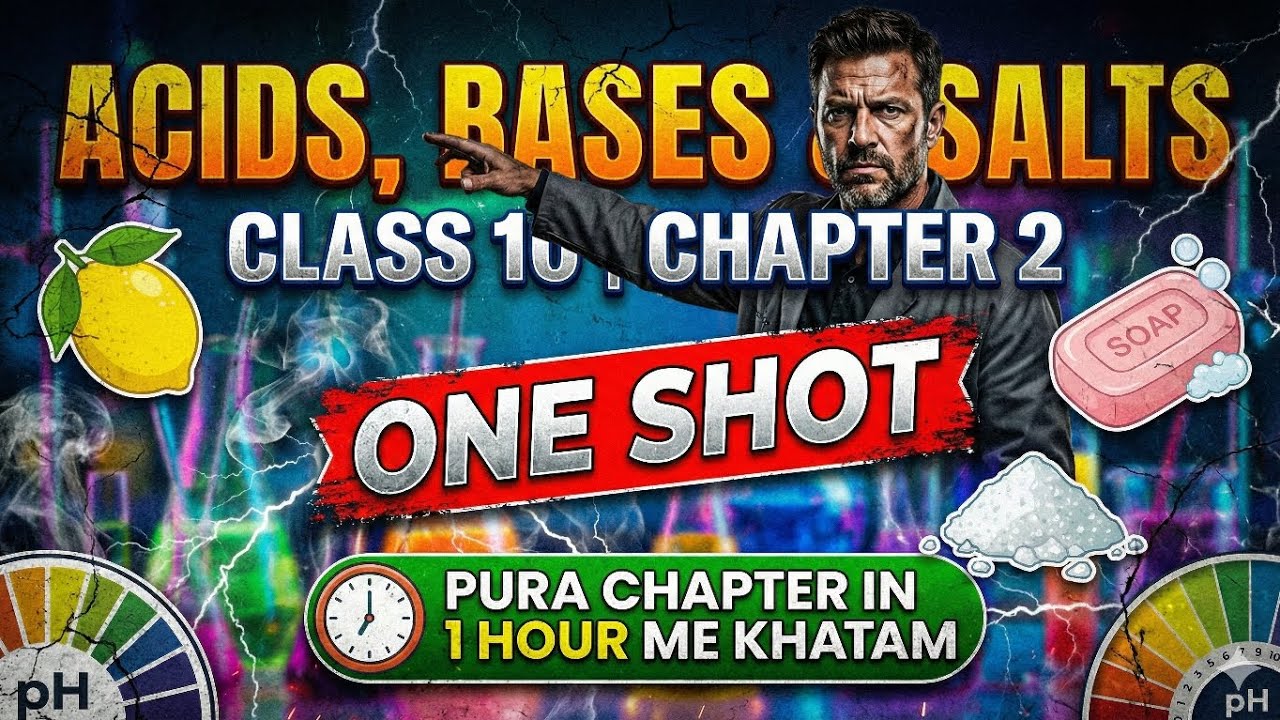 Class 10th chapter 2 Acids base and salts one shot revision video( BY HIMANSHU SIR)