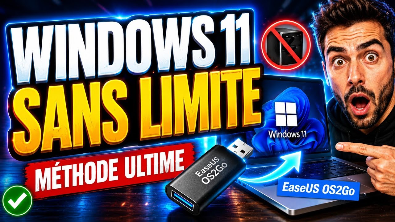 Installer Windows 11 sur PC NON Compatible: La Méthode ULTIME avec ...