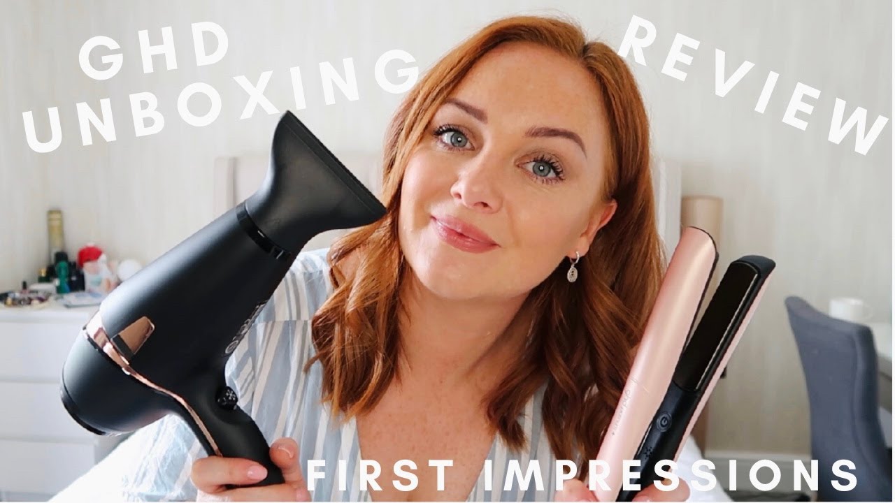 GHD Styler and Hairdryer Rose Gold Dynasty Collection Platinum+ Unboxing | Review | First Impression