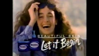Noxzema skin cream ad from 1988
