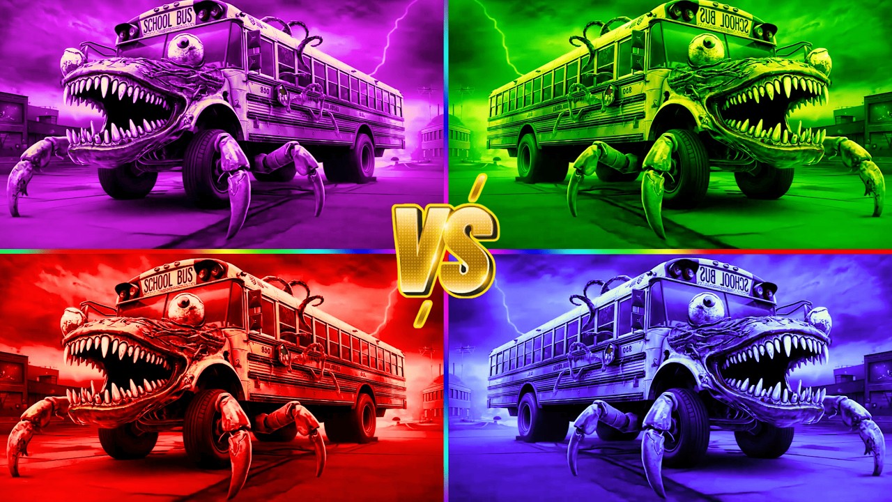 SCHOOL BUS 🎧 Beat Drop Run | Tiles Hop Rhythm Mastery 4K