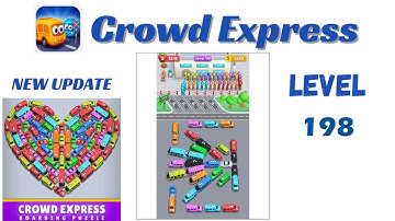 Crowd Express Level 198 Walkthrough 🚦 | Step-by-Step Solution | Go Answer