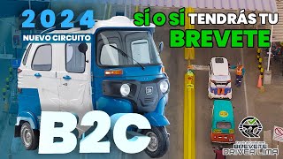 EXAMEN de MANEJO CATEGORIA B2C - CIRCUITO ACTUALIZADO 2024 | TOURING CONCHAN