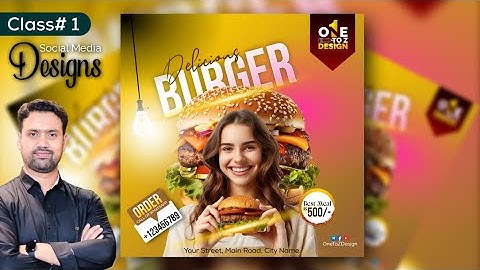 Social Media Post Design in CorelDraw | Urdu / Hindi