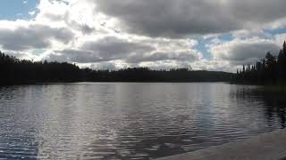 Canon xf400 4K UHD Deer Lake Clouds White Lake Provincial Park Ontario Canada Soft Relaxing Music screenshot 1