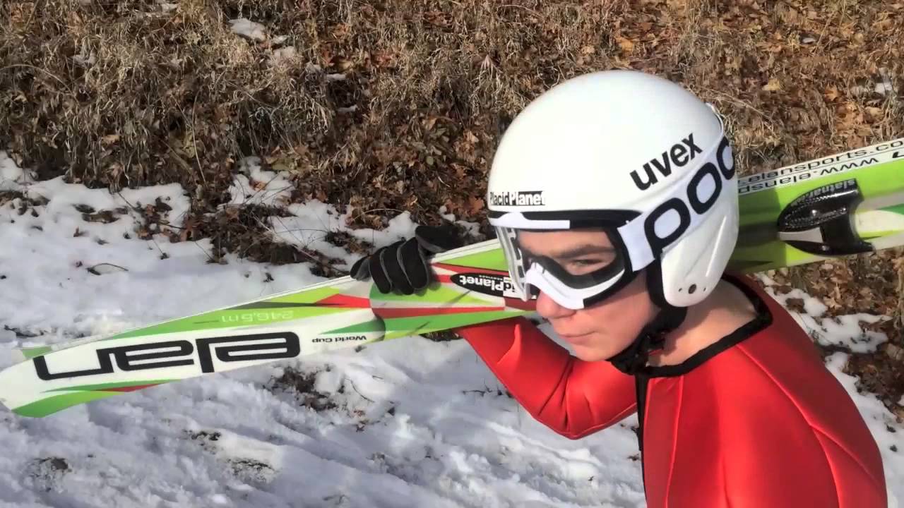 Ski jumping at Hyland Park Reserve YouTube