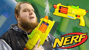 I finally have the Buzz Bee Gunsmoke Pistol, a Smoking NERF Revolver.