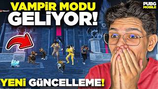 WOW! NEW VAMPIRE MODE! LEGENDARY UPDATE - PUBG MOBILE