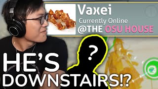 VAXEI WAS AT THE OSU HOUSE!?