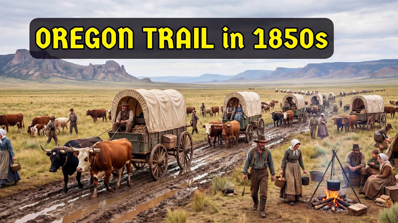 What Life Was Actually Like on the Oregon Trail in 1850s America | History for Sleep
