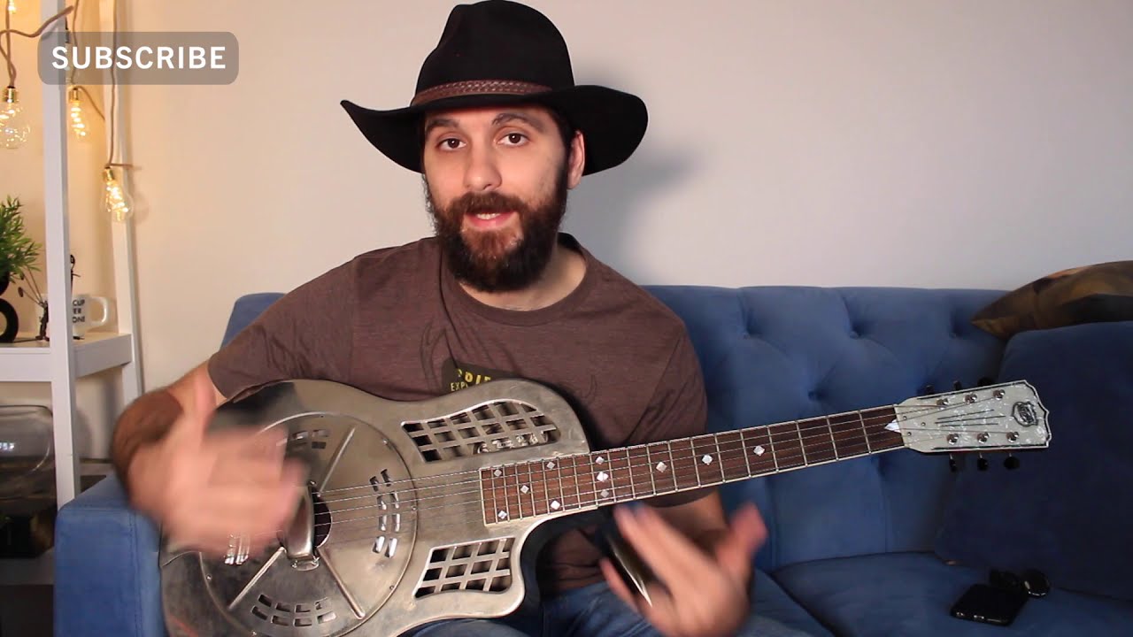 Blind Willie Johnson - Nobody's Fault But Mine Style Bottleneck Lesson (Open D)